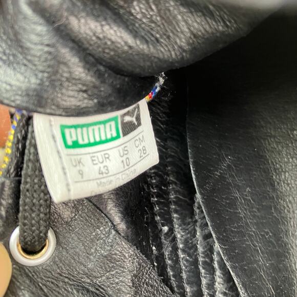 Puma X COOGI Clyde Collab Colorful Sneakers Textured Knitted Upper Mens 10 - Picture 14 of 16